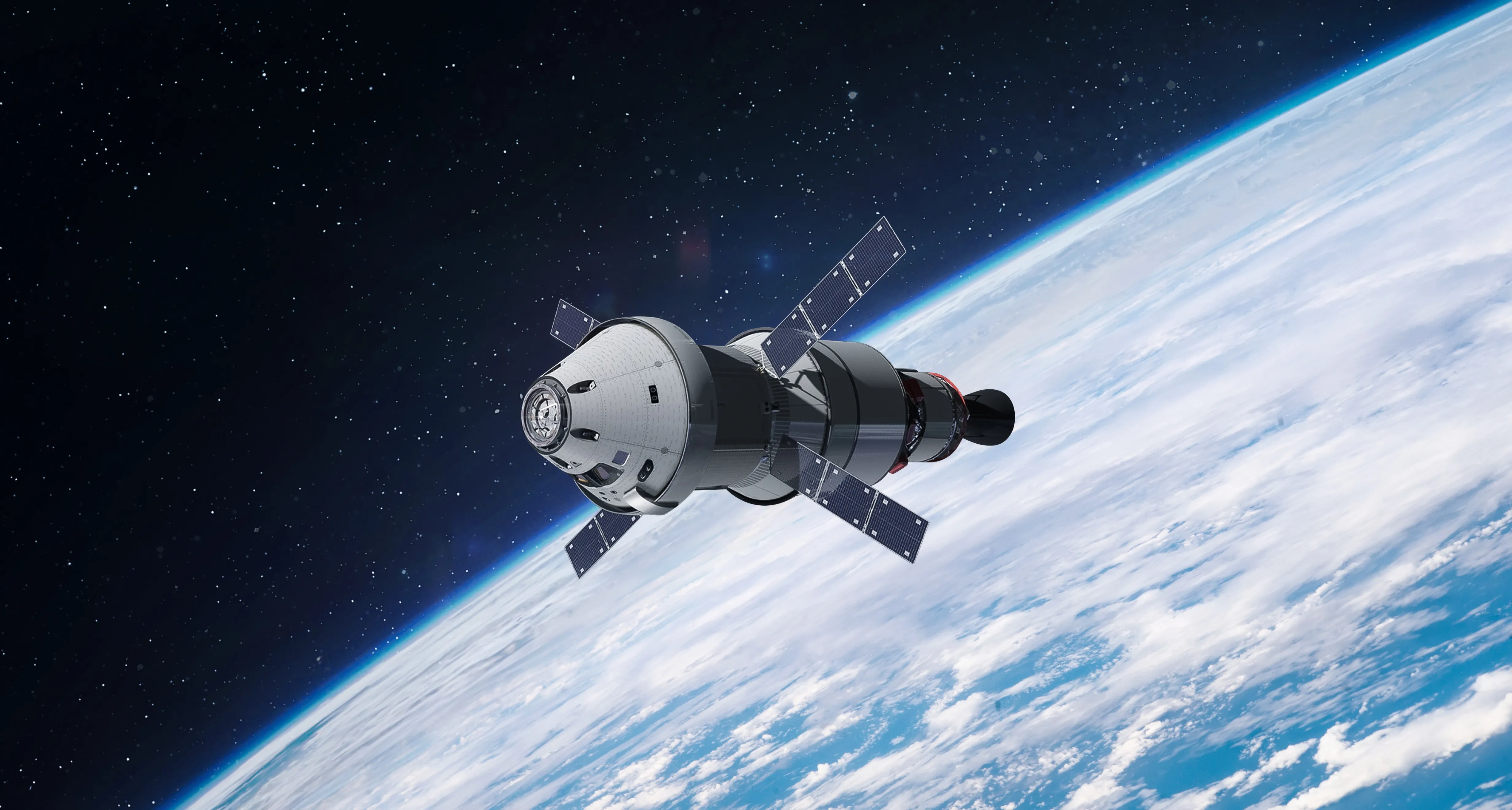 Earth from orbit representing defense and national security programs